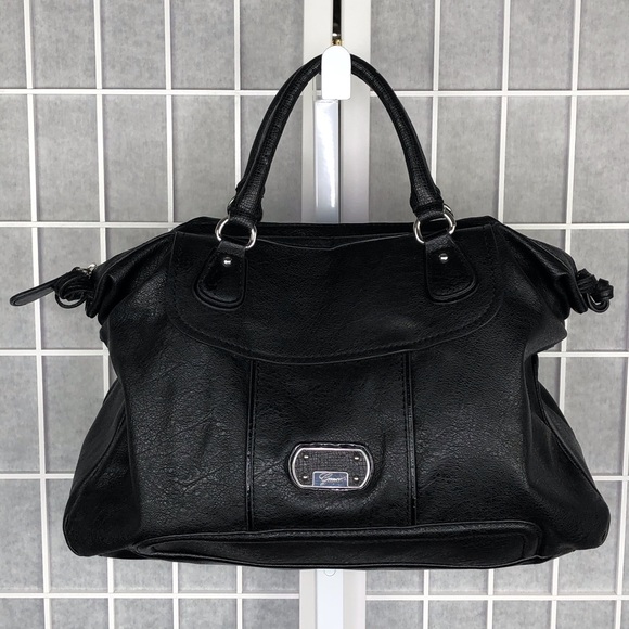Guess Handbags - Guess Black Satchel Handbag